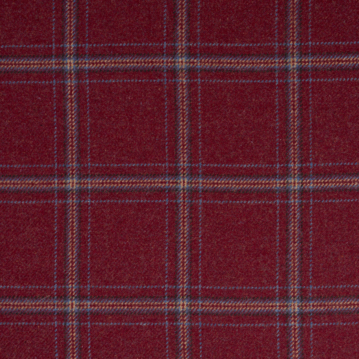 BLACKBURN-MERINO-PLAID-REDWOOD-SCHUMACHER-82344 - Schumacher Fabric