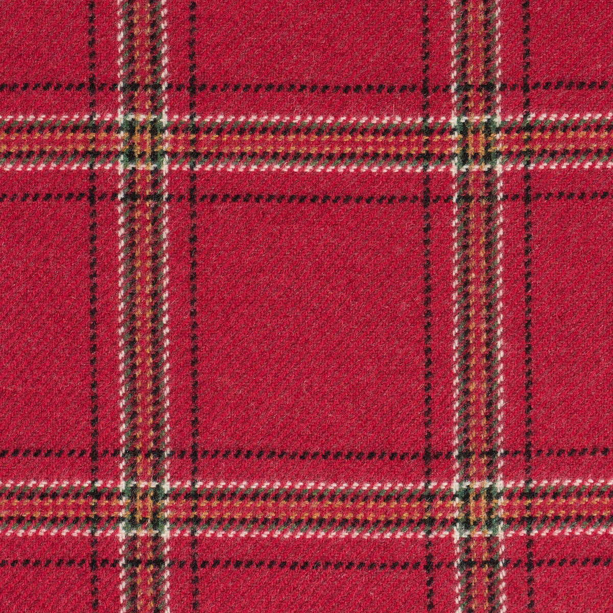 BLACKBURN-MERINO-PLAID-CRIMSON-SCHUMACHER-82345 - Schumacher Fabric