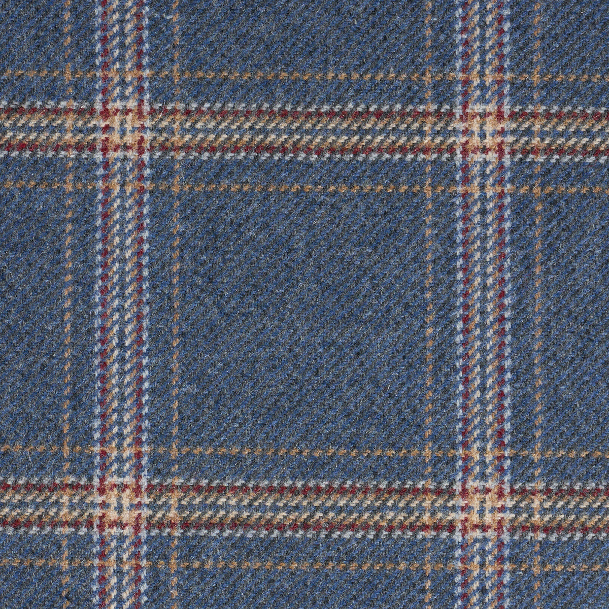 BLACKBURN-MERINO-PLAID-DENIM-SCHUMACHER-82346 - Schumacher Fabric