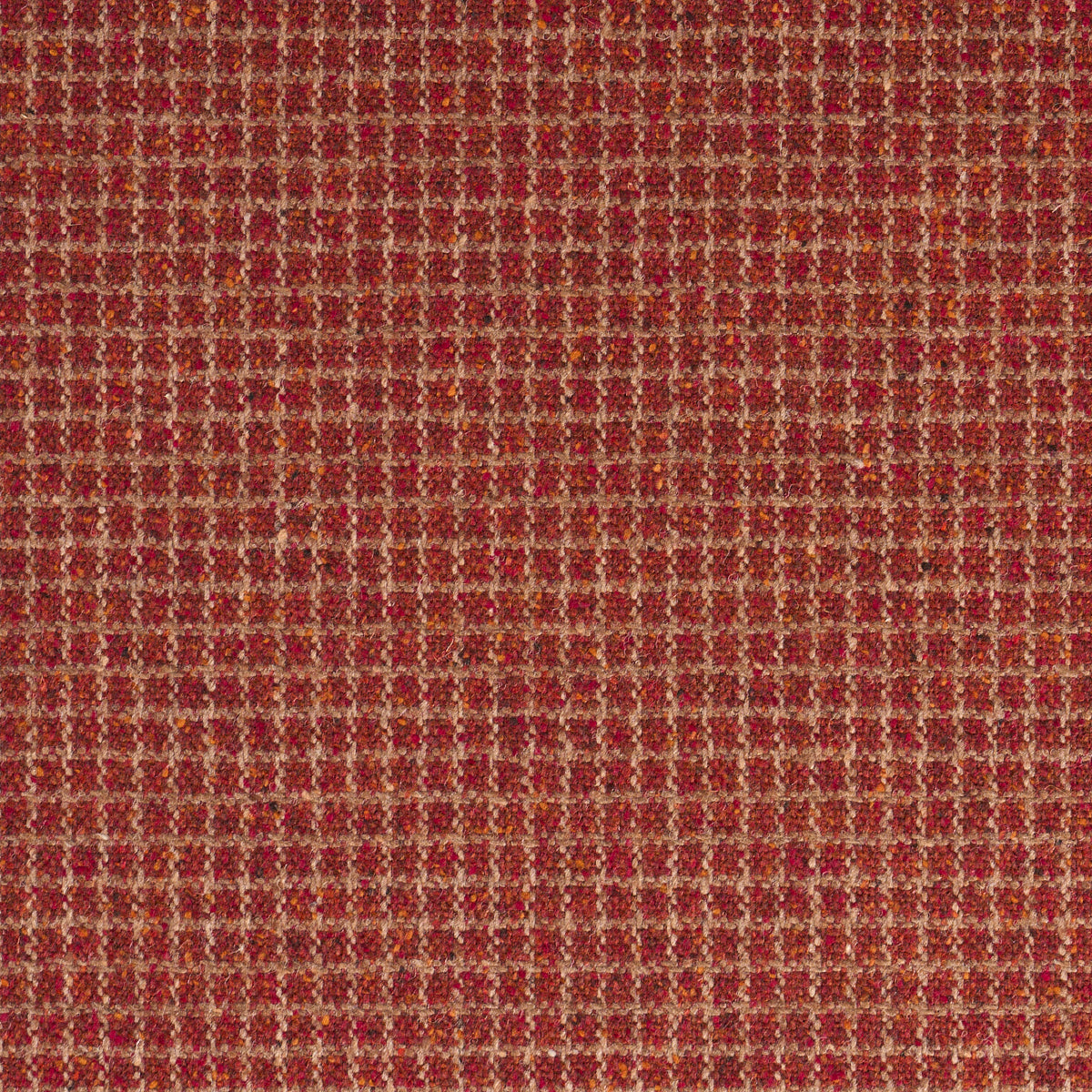 HUDSON-WOOL-CHECK-RUST-SCHUMACHER-82354 - Schumacher Fabric