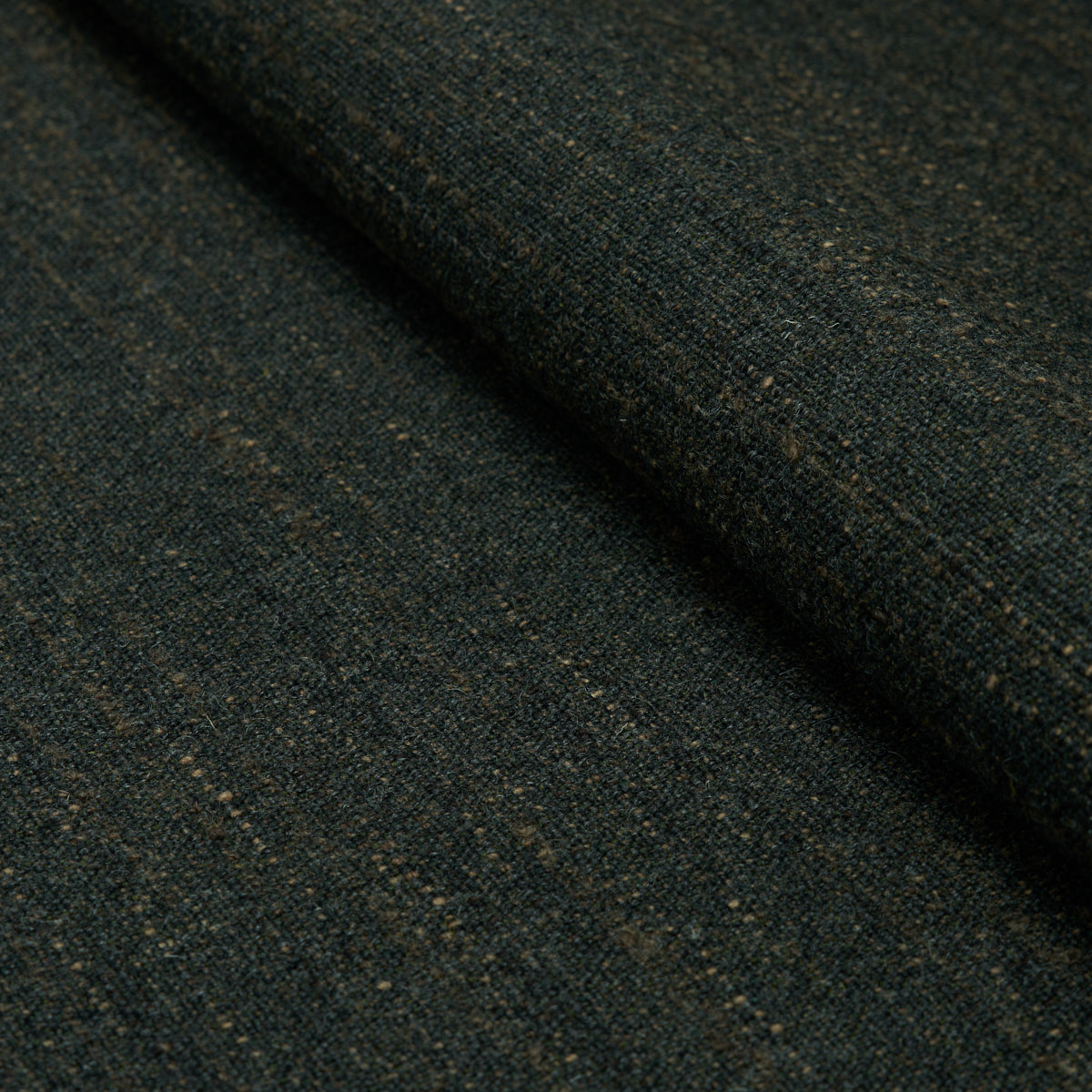 Atlas Wool Texture - Charcoal - Schumacher 82362 Fabric - Schumacher Fabric