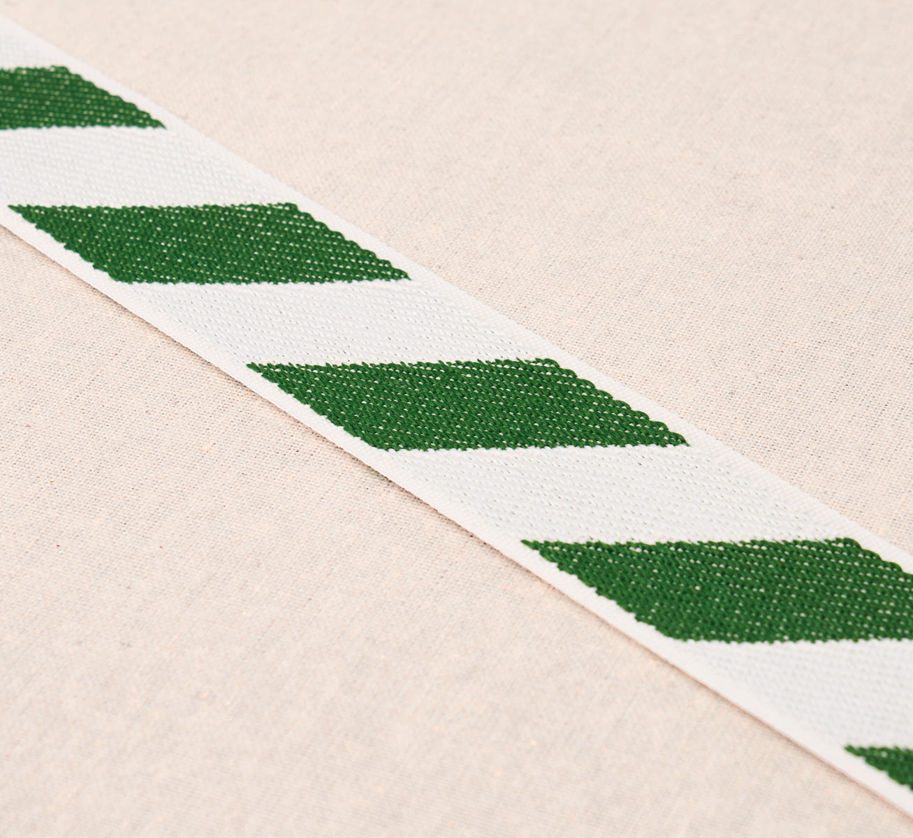 AIRMAIL-I-INDOOR-OUTDOOR-TAPE-GREEN-AND-IVORY-SCHUMACHER-82422 - Schumacher Trim