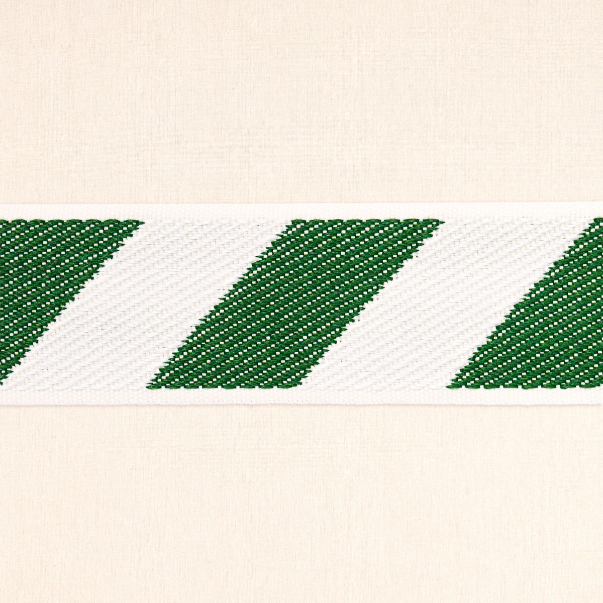 AIRMAIL-I-INDOOR-OUTDOOR-TAPE-GREEN-AND-IVORY-SCHUMACHER-82422 - Schumacher Trim