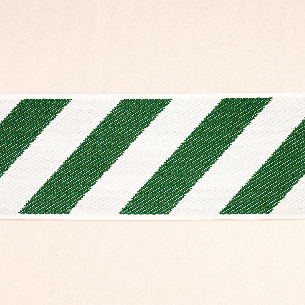 AIRMAIL-II-INDOOR-OUTDOOR-TAPE-GREEN-AND-IVORY-SCHUMACHER-82432 - Schumacher Trim