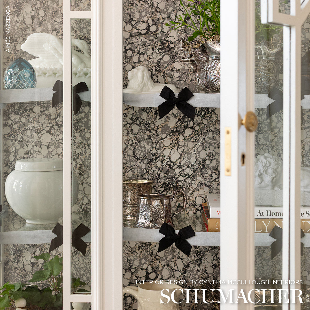 CLAUDIA-TAPE-BLACK-ON-SKY-SCHUMACHER-82470 - Schumacher Trim