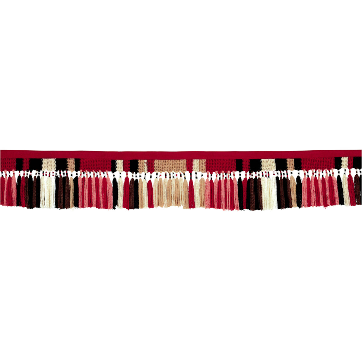 EL-MOROCCO-HANDMADE-TASSEL-TRIM-WARM-MULTI-SCHUMACHER-82520 - Schumacher Trim