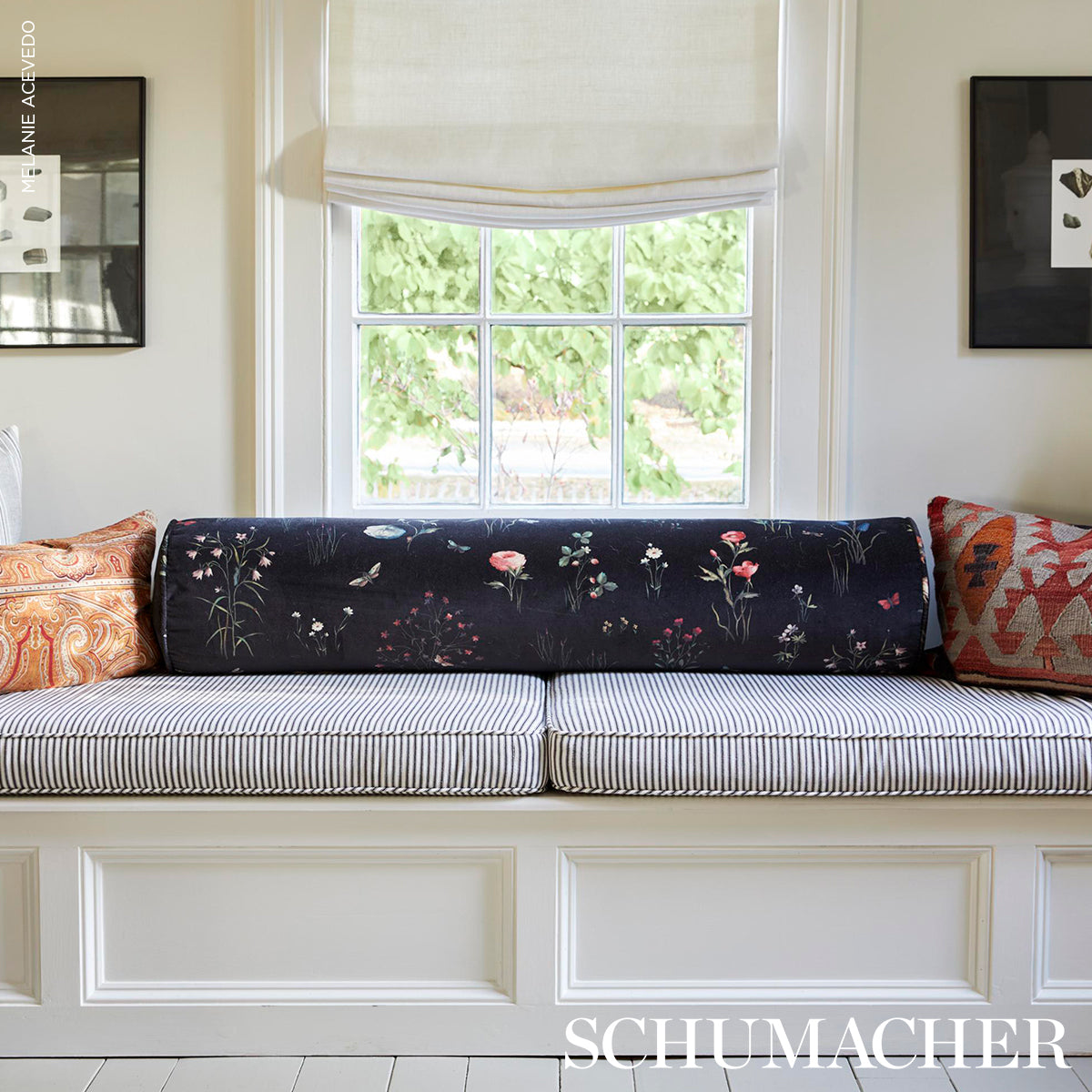 PRIMAVERA-VELVET-BLACK-SCHUMACHER-82540 - Schumacher Fabric