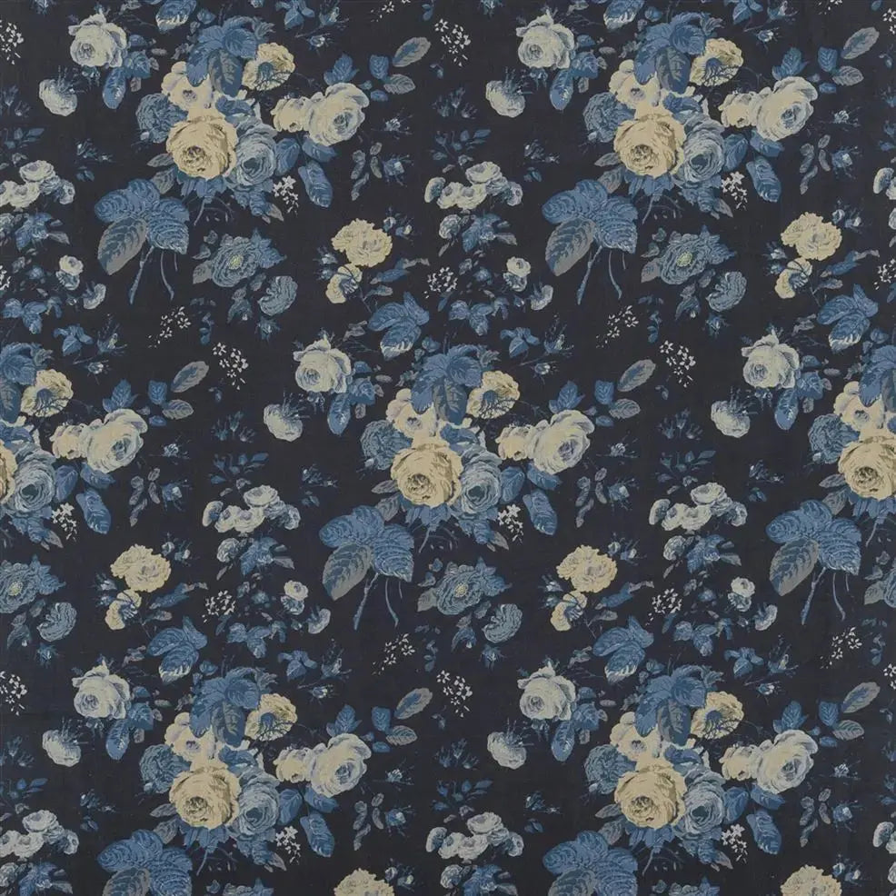 FRL5040-01 Tallulah Indigo by Ralph Lauren Fabric - Ralph Lauren Fabric Fabric