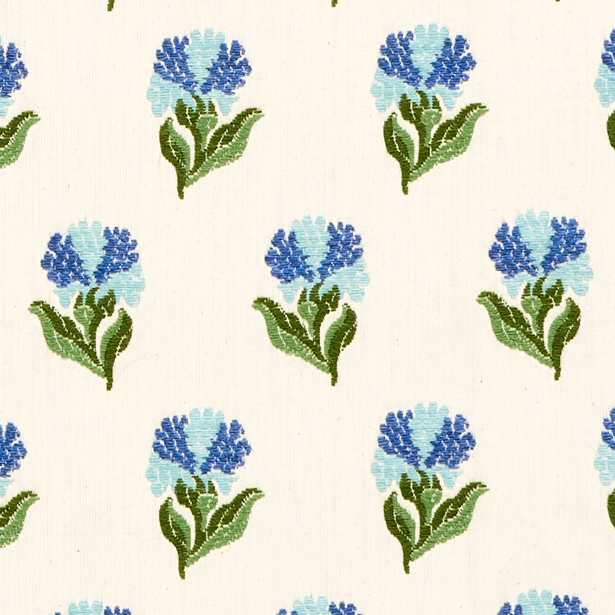 ROSINA-FLORAL-CORNFLOWER-SCHUMACHER-82631 - Schumacher Fabric