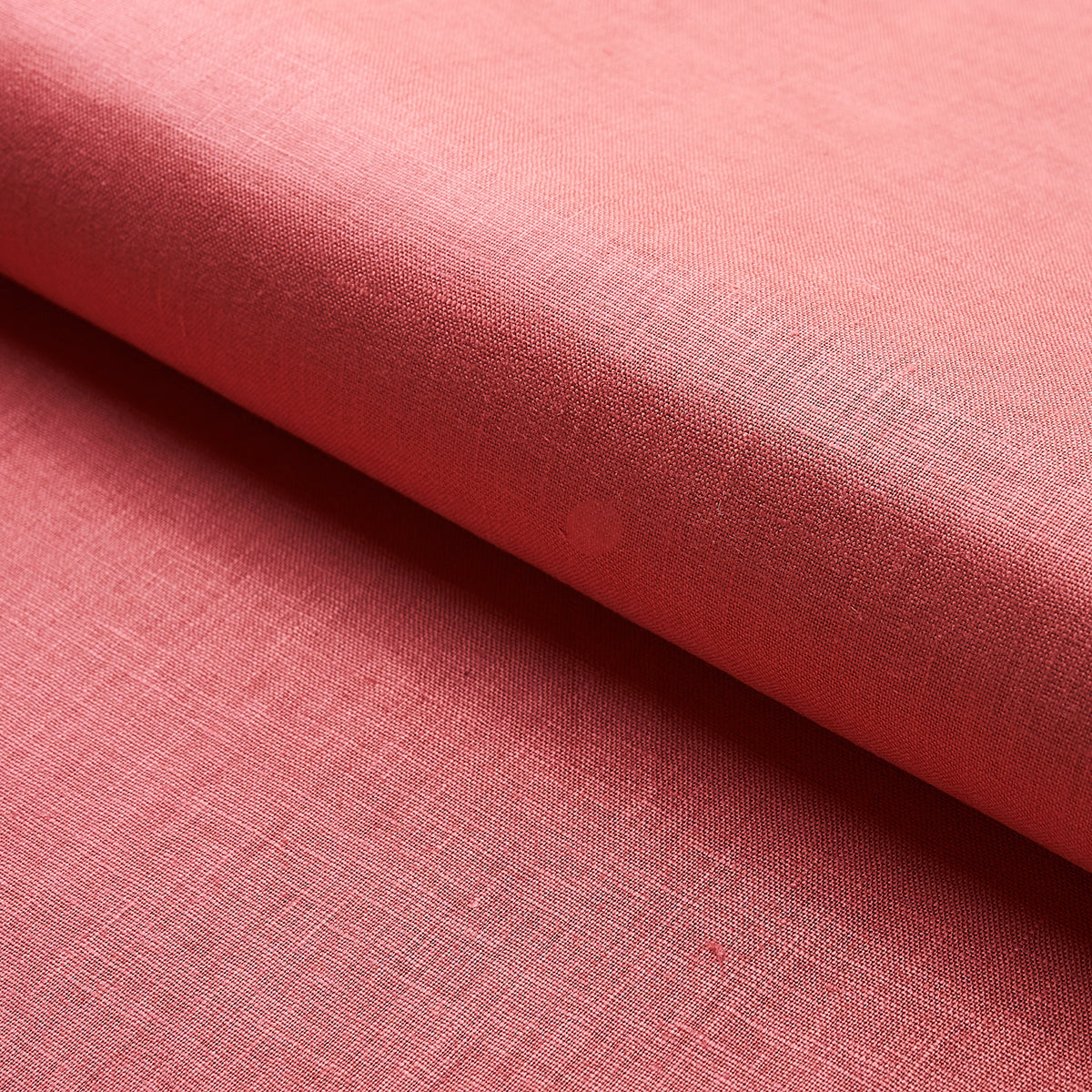 Lange Glazed Linen - Coral - Schumacher 82680 Fabric - Schumacher Fabric