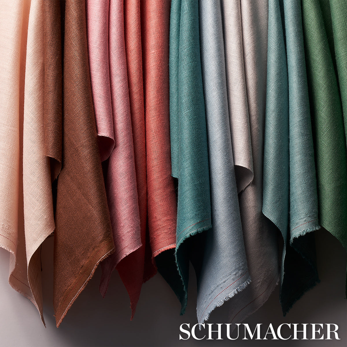 LANGE-GLAZED-LINEN-PINK-SCHUMACHER-82681 - Schumacher Fabric