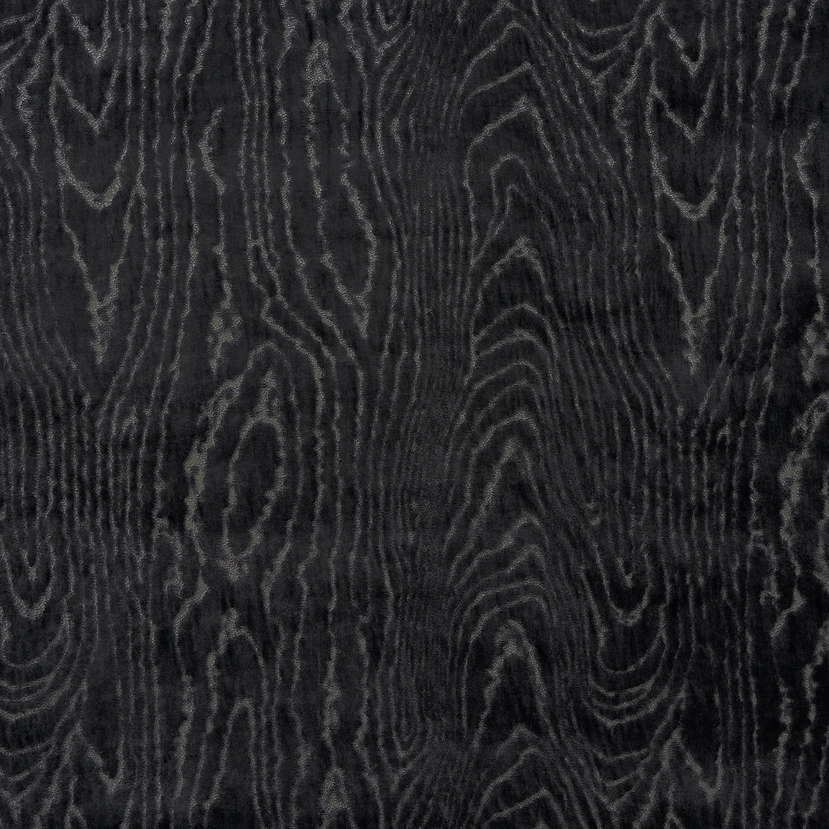MARISA-MOIRE-VELVET-SMOKE-SCHUMACHER-82751 - Schumacher Fabric