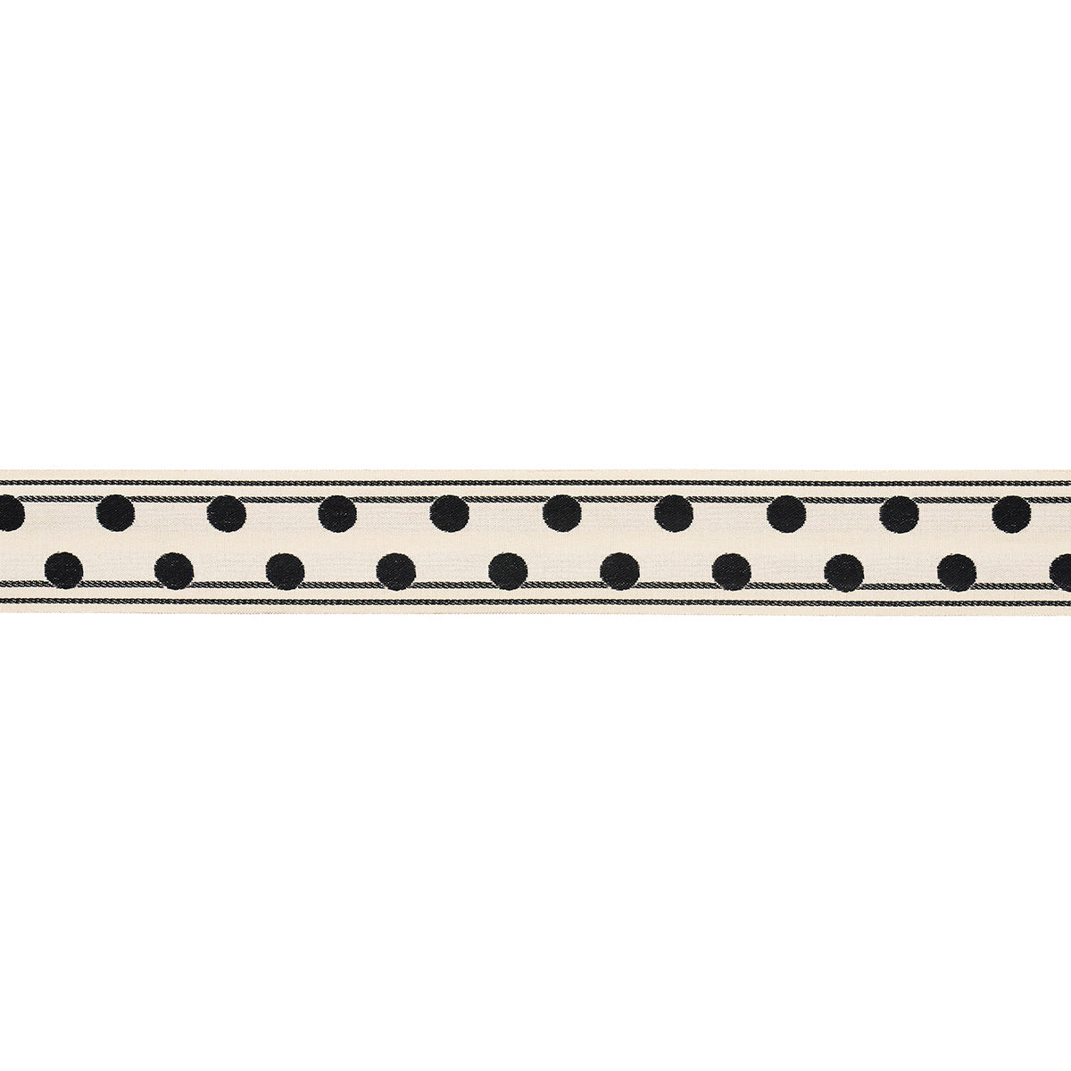 BIANCA-TAPE-IVORY-NOIR-SCHUMACHER-82790 - Schumacher Trim