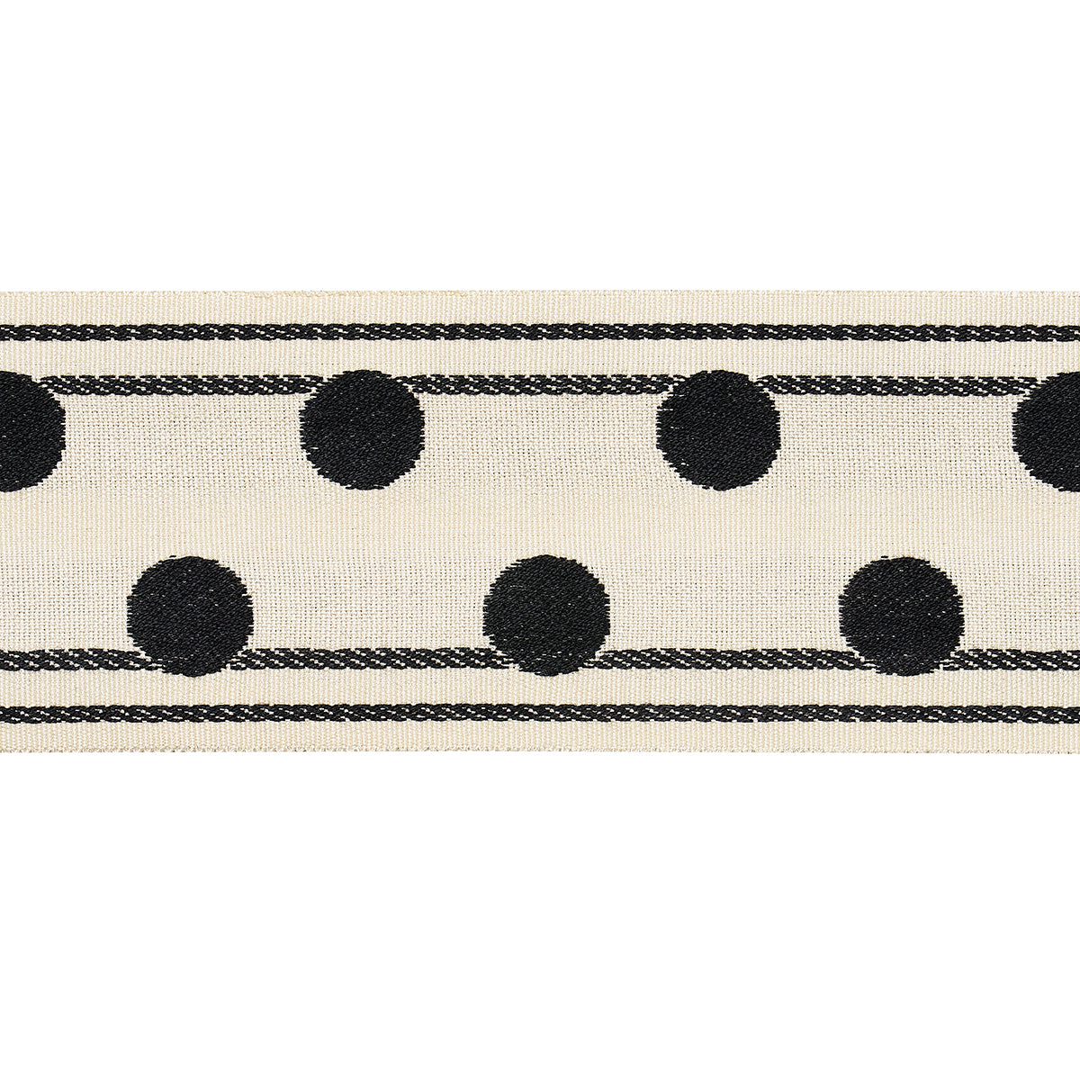 BIANCA-TAPE-IVORY-NOIR-SCHUMACHER-82790 - Schumacher Trim