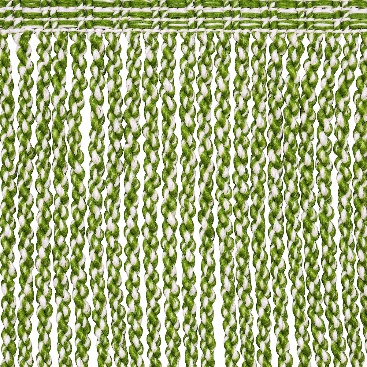 OUTDOOR-BOULLION-FRINGE-TRIM-GREEN-SCHUMACHER-82831 - Schumacher Recortar