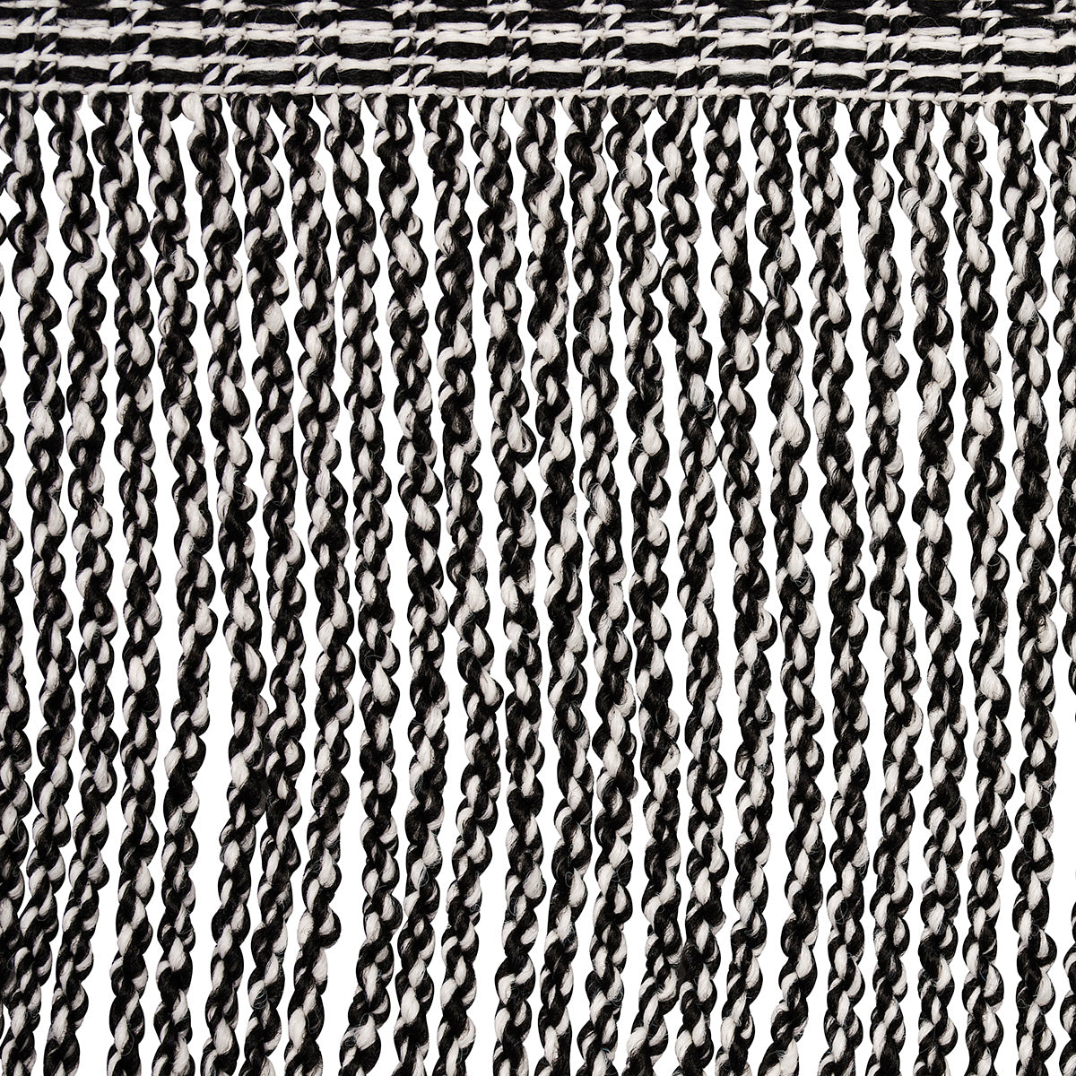 OUTDOOR-BOULLION-FRINGE-TRIM-BLACK-SCHUMACHER-82833 - Schumacher Recortar