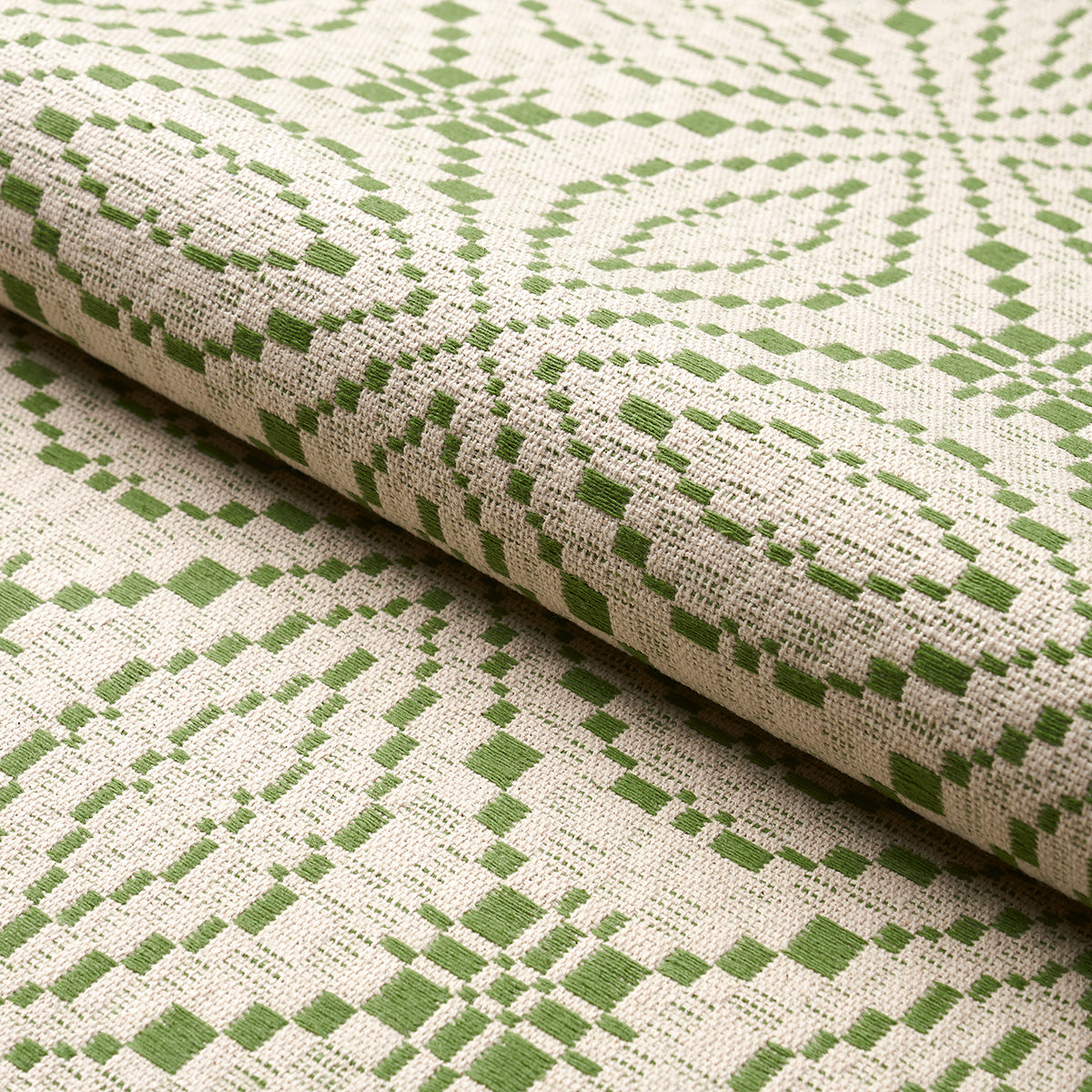 FRANCESTOWN-COVERLET-LEAF-SCHUMACHER-82910 - Schumacher Fabric