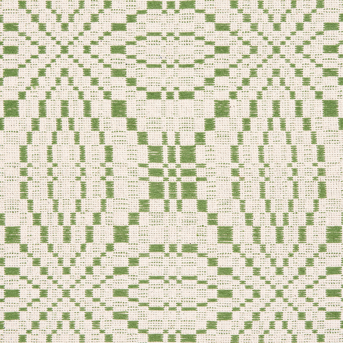 Francestown Coverlet - Leaf - Schumacher 82910 Fabric - Schumacher Fabric