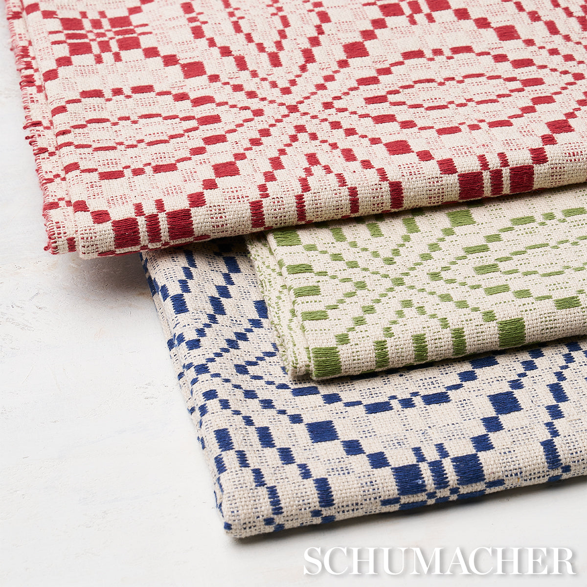 FRANCESTOWN-COVERLET-NAVY-SCHUMACHER-82911 - Schumacher Fabric