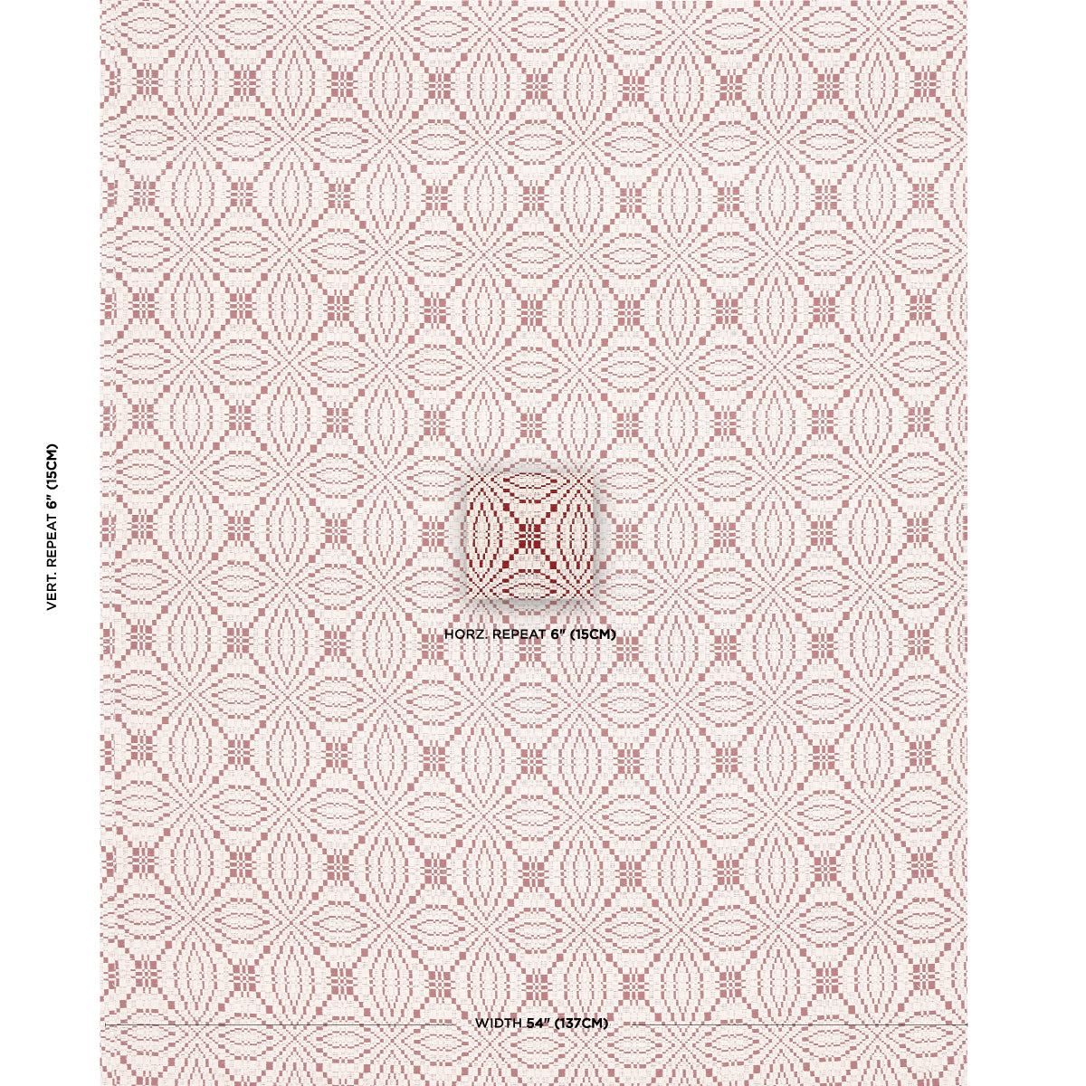 FRANCESTOWN-COVERLET-CRIMSON-SCHUMACHER-82912 - Schumacher Fabric
