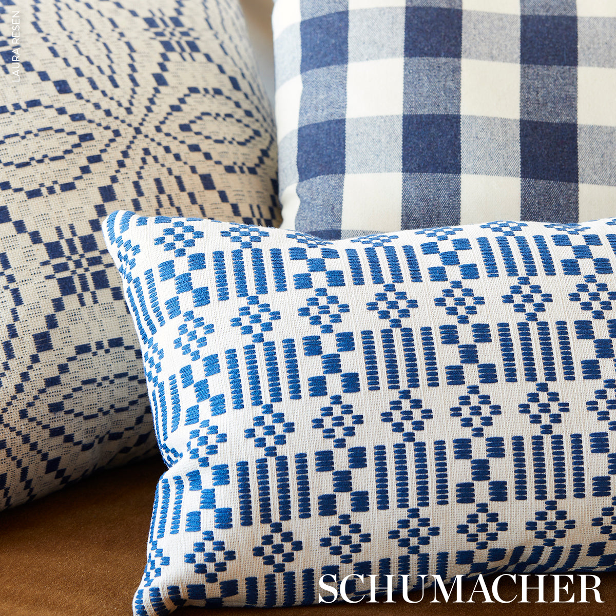 DUTTON-BUFFALO-CHECK-NAVY-SCHUMACHER-82940 - Schumacher Fabric