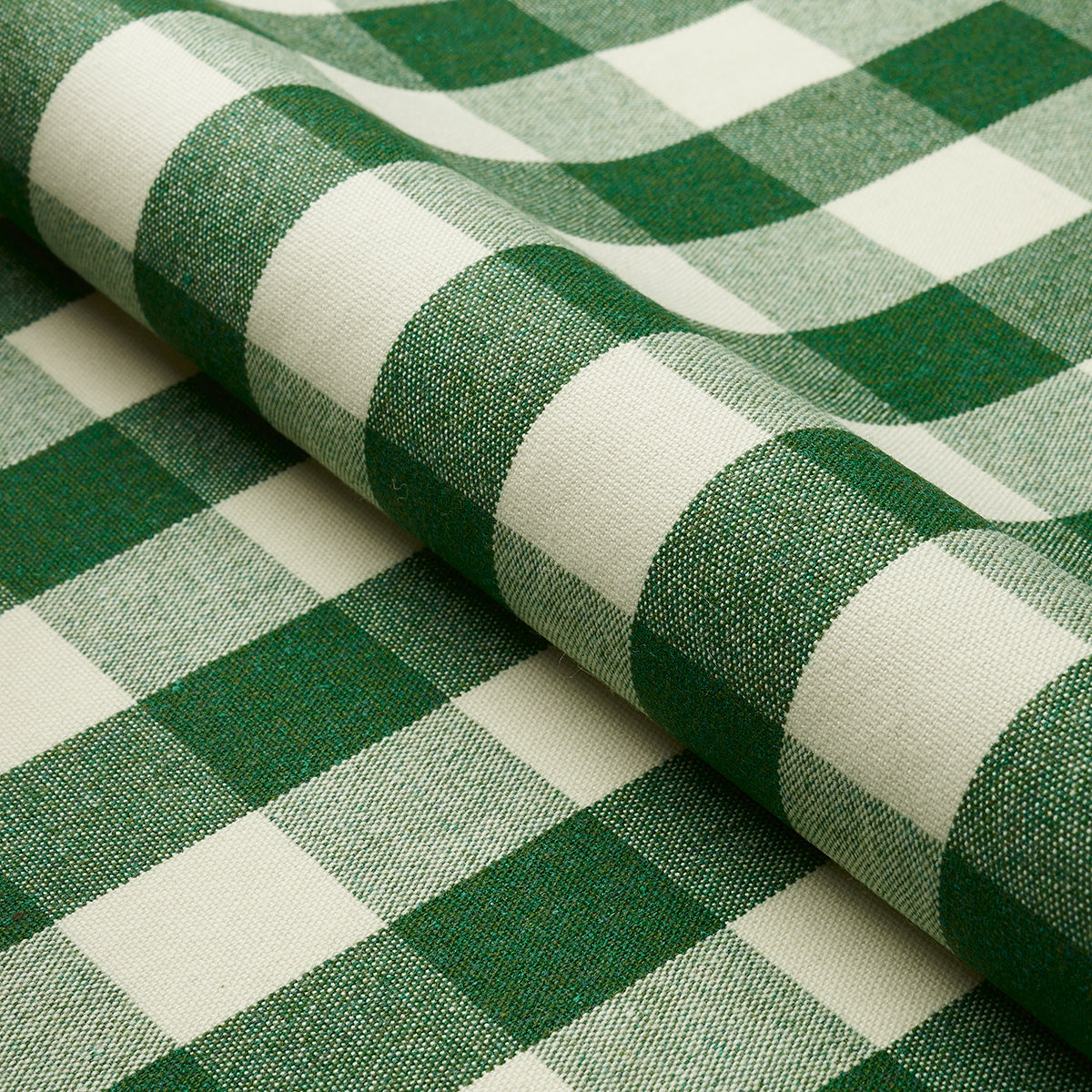DUTTON-BUFFALO-CHECK-EMERALD-SCHUMACHER-82941 - Schumacher Fabric
