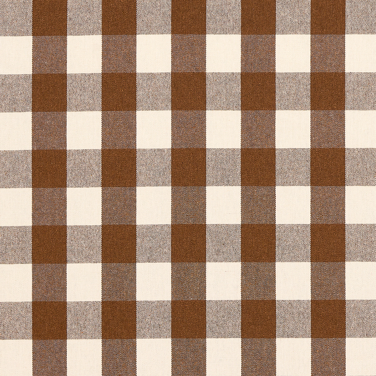 Dutton Buffalo Check - Coffee - Schumacher 82942 Fabric - Schumacher Fabric