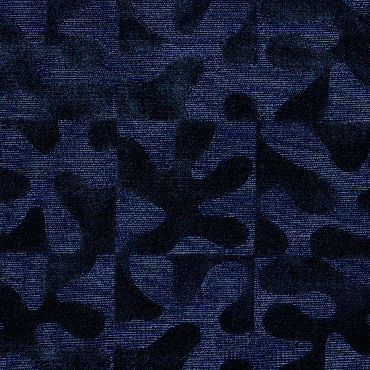 MODERN-DANCE-VELVET-MIDNIGHT-BLUE-SCHUMACHER-82992 - Schumacher Fabric