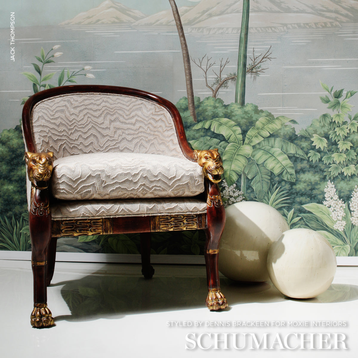 ZAMBEZI-VELVET-CHAMPAGNE-SCHUMACHER-83021 - Schumacher Fabric