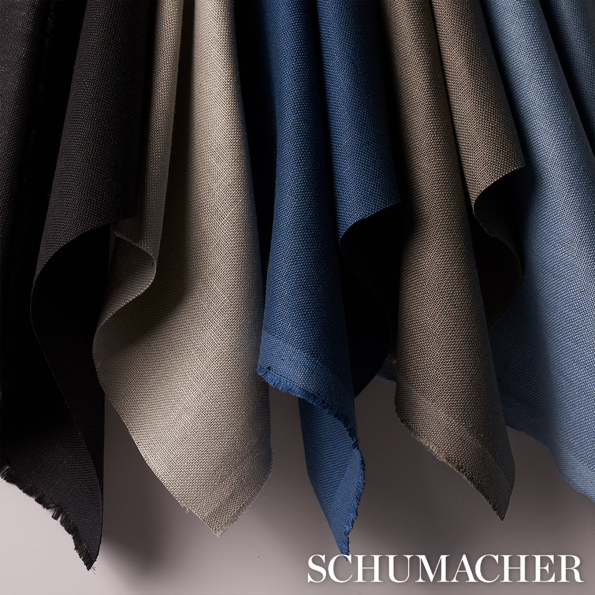 MIDDLETON-LINEN-BLACK-SCHUMACHER-83041 - Schumacher Fabric