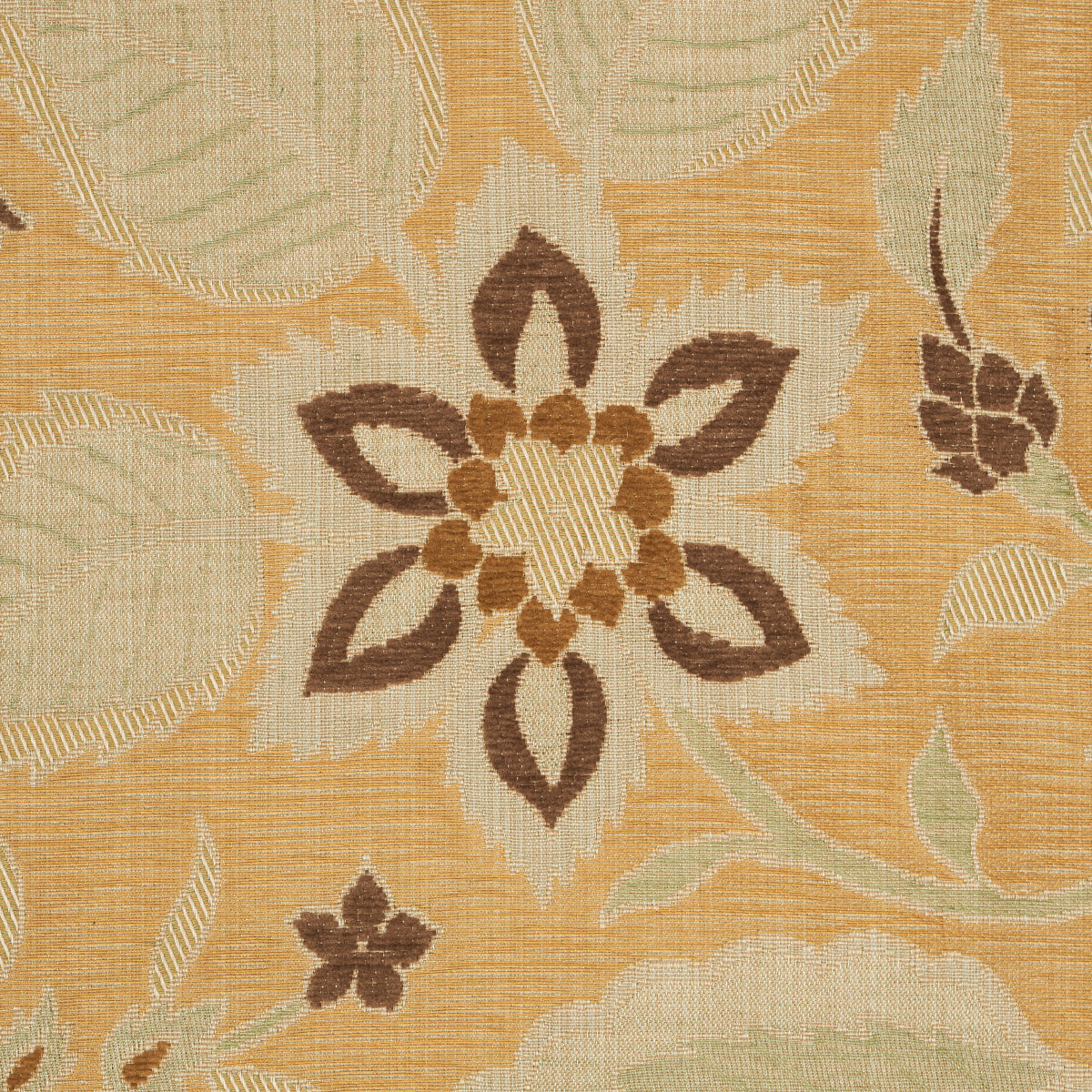 ALESSIA-FLORAL-GOLD-SCHUMACHER-83131 - Schumacher Fabric