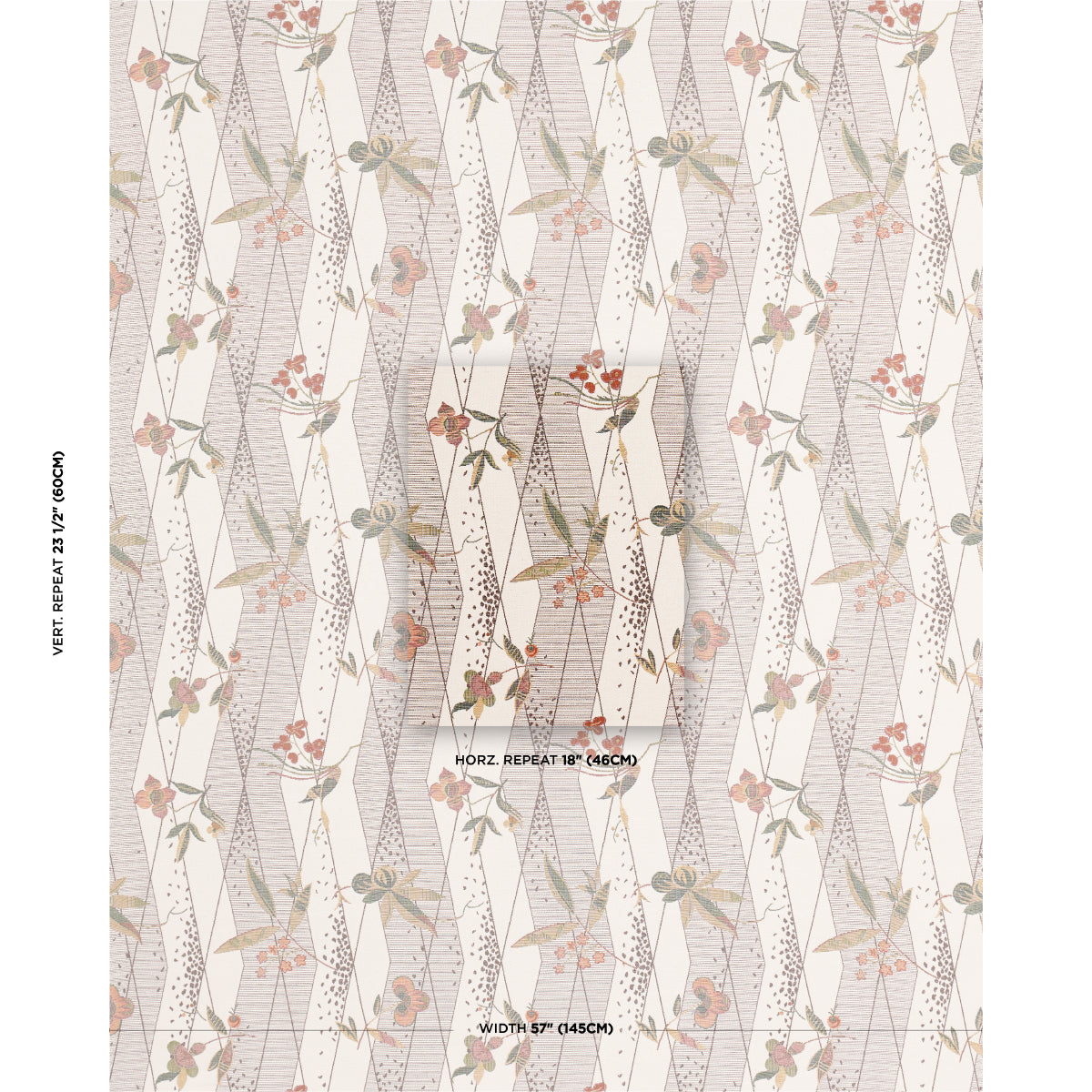 ROMOLA-FLORAL-BIRCH-SCHUMACHER-83140 - Schumacher Tela