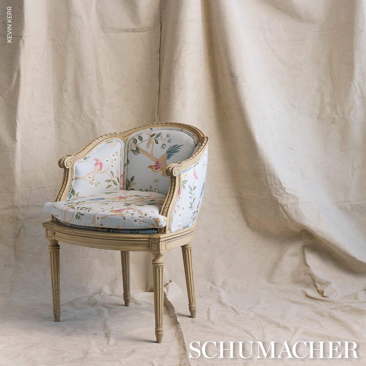 GEORGIA-VINE-SKY-SCHUMACHER-83151 - Schumacher Fabric