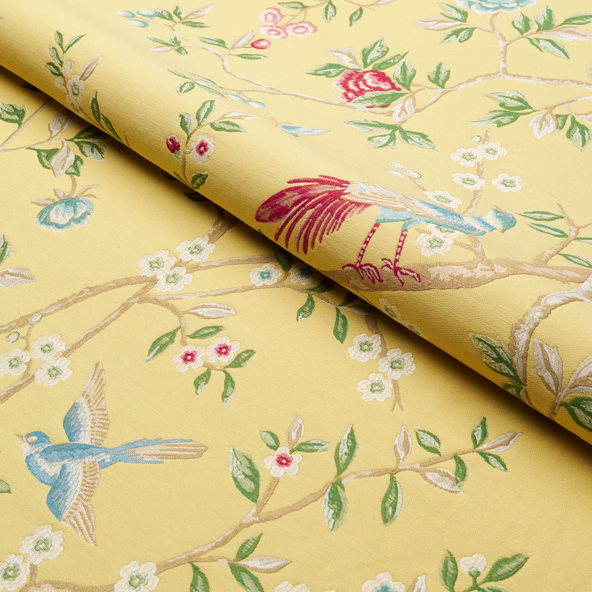GEORGIA-VINE-SOFT-YELLOW-SCHUMACHER-83152 - Schumacher Fabric