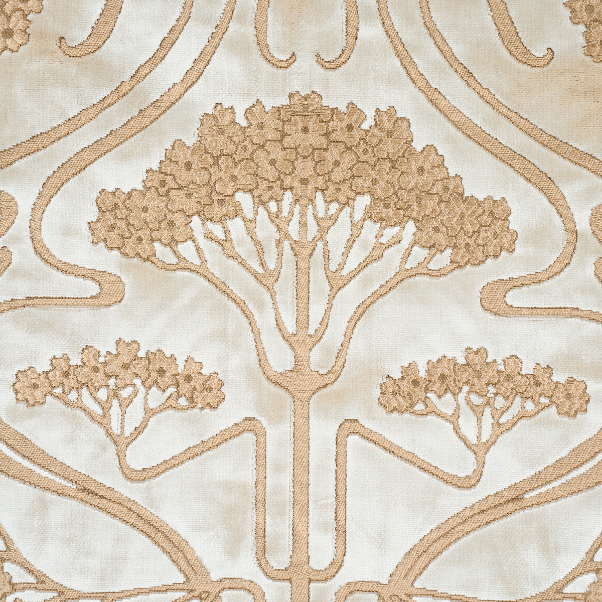 OMBELLI-JACQUARD-VELVET-FAWN-SCHUMACHER-83170 - Schumacher Fabric