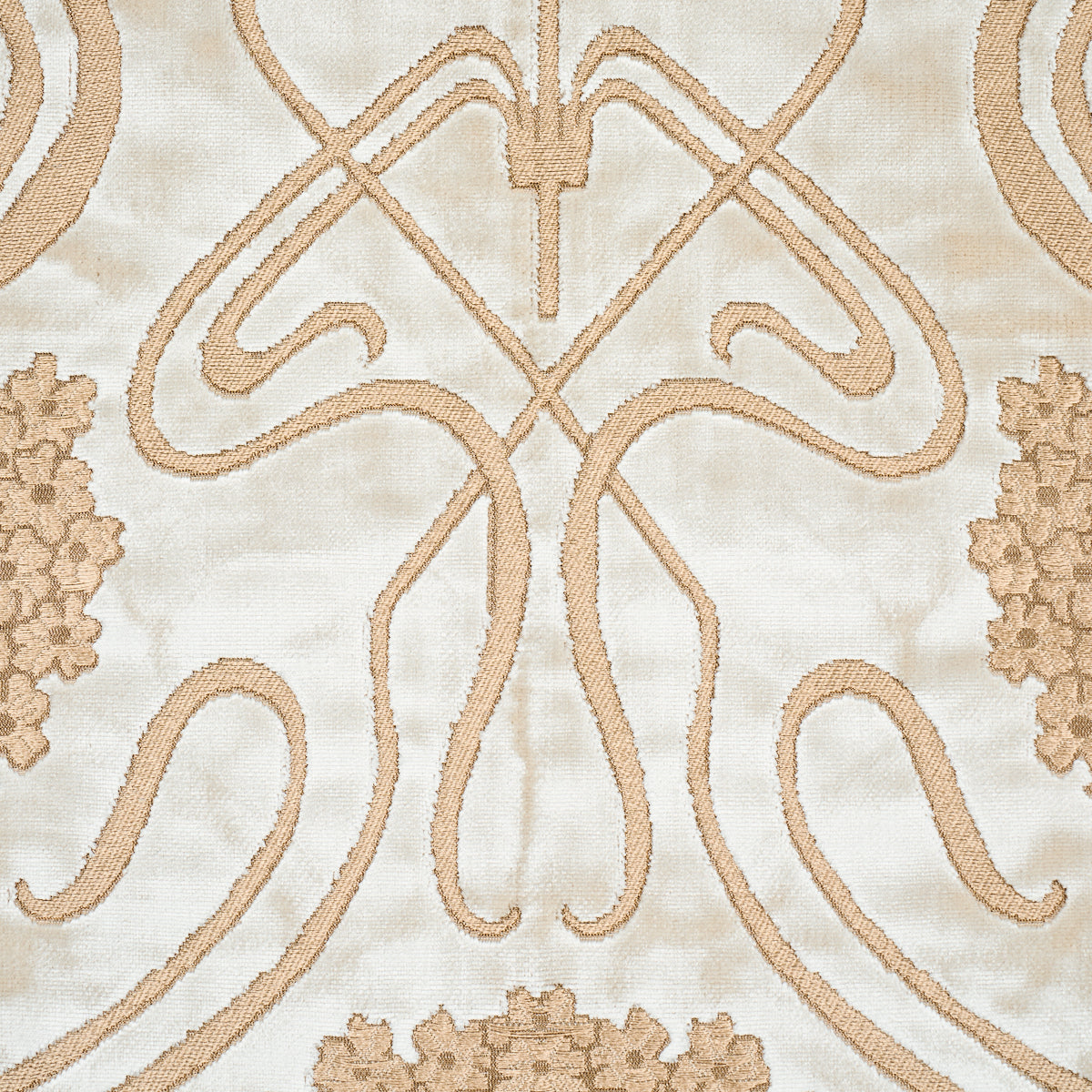 OMBELLI-JACQUARD-VELVET-FAWN-SCHUMACHER-83170 - Schumacher Fabric