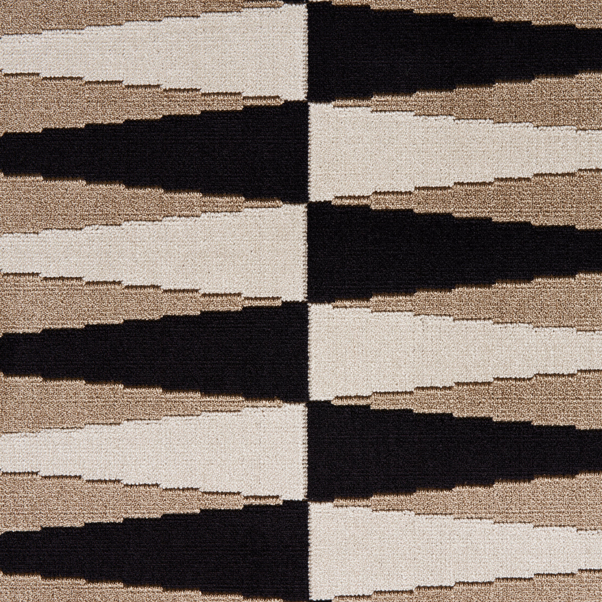 BACKGAMMON-CUT-VELVET-NEUTRAL-SCHUMACHER-83201 - Schumacher Fabric