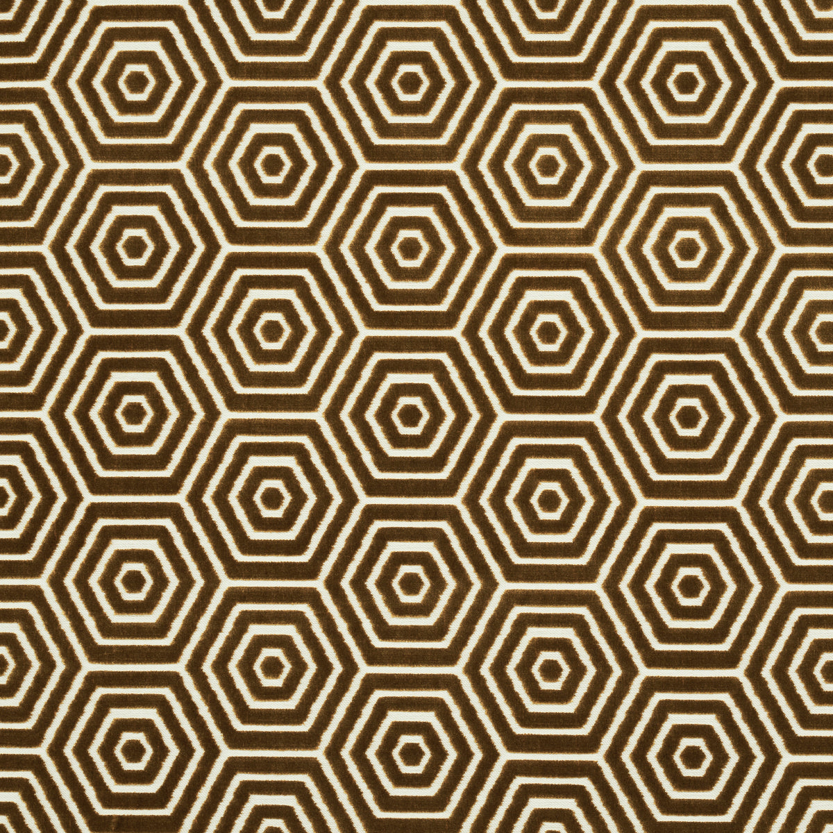 Bees Knees Cut Velvet - Gold - Schumacher 83210 Fabric - Schumacher Fabric
