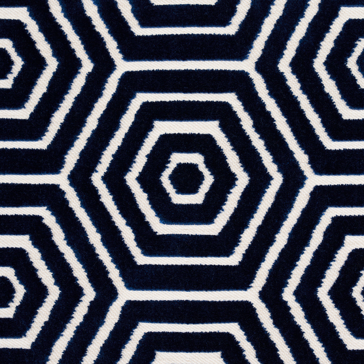 BEES-KNEES-CUT-VELVET-NAVY-SCHUMACHER-83211 - Schumacher Fabric