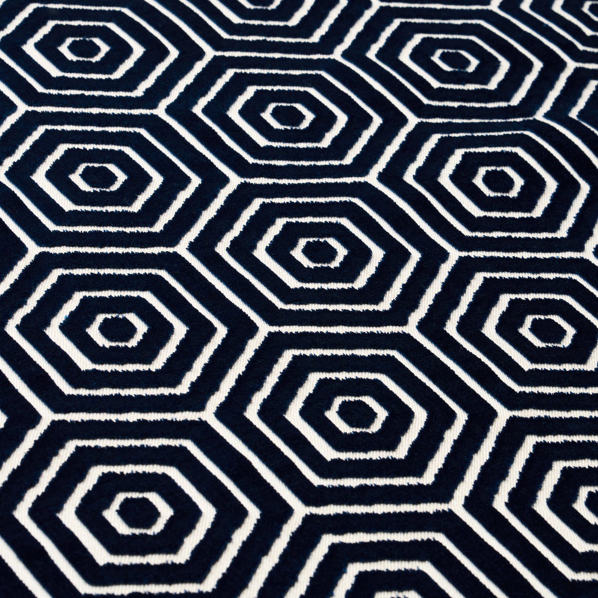 BEES-KNEES-CUT-VELVET-NAVY-SCHUMACHER-83211 - Schumacher Fabric
