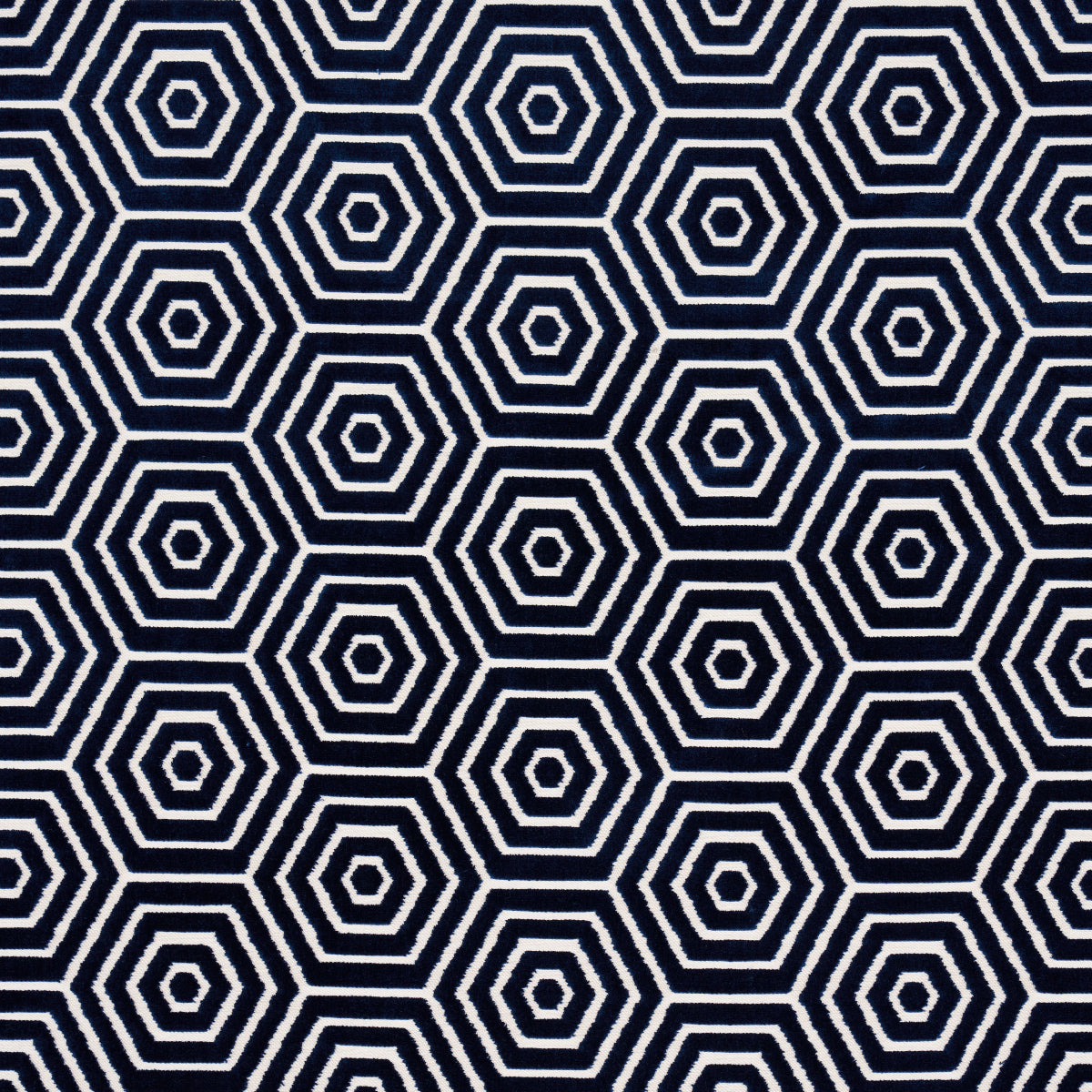 BEES-KNEES-CUT-VELVET-NAVY-SCHUMACHER-83211 - Schumacher Fabric