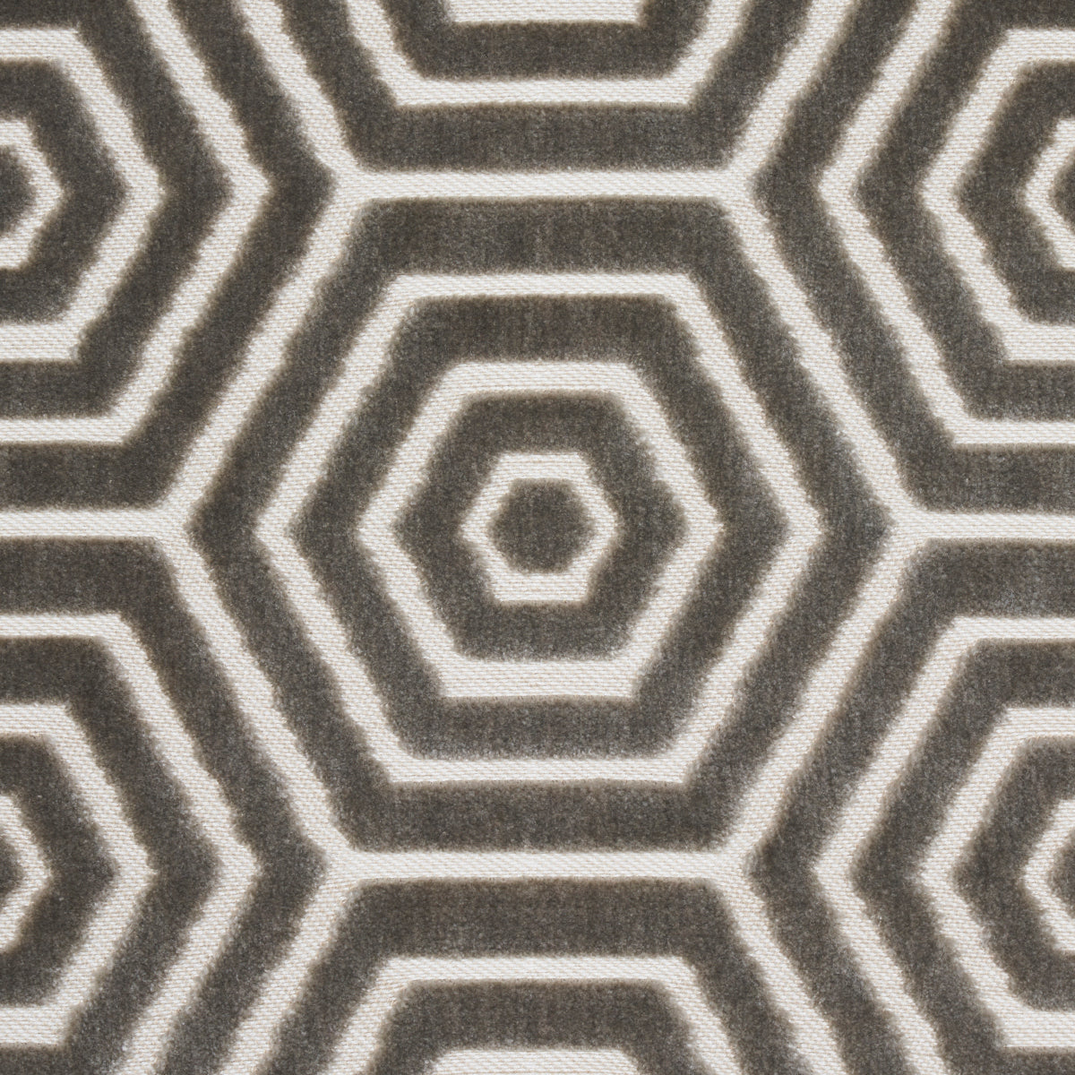 BEES-KNEES-CUT-VELVET-GREY-SCHUMACHER-83212 - Schumacher Fabric