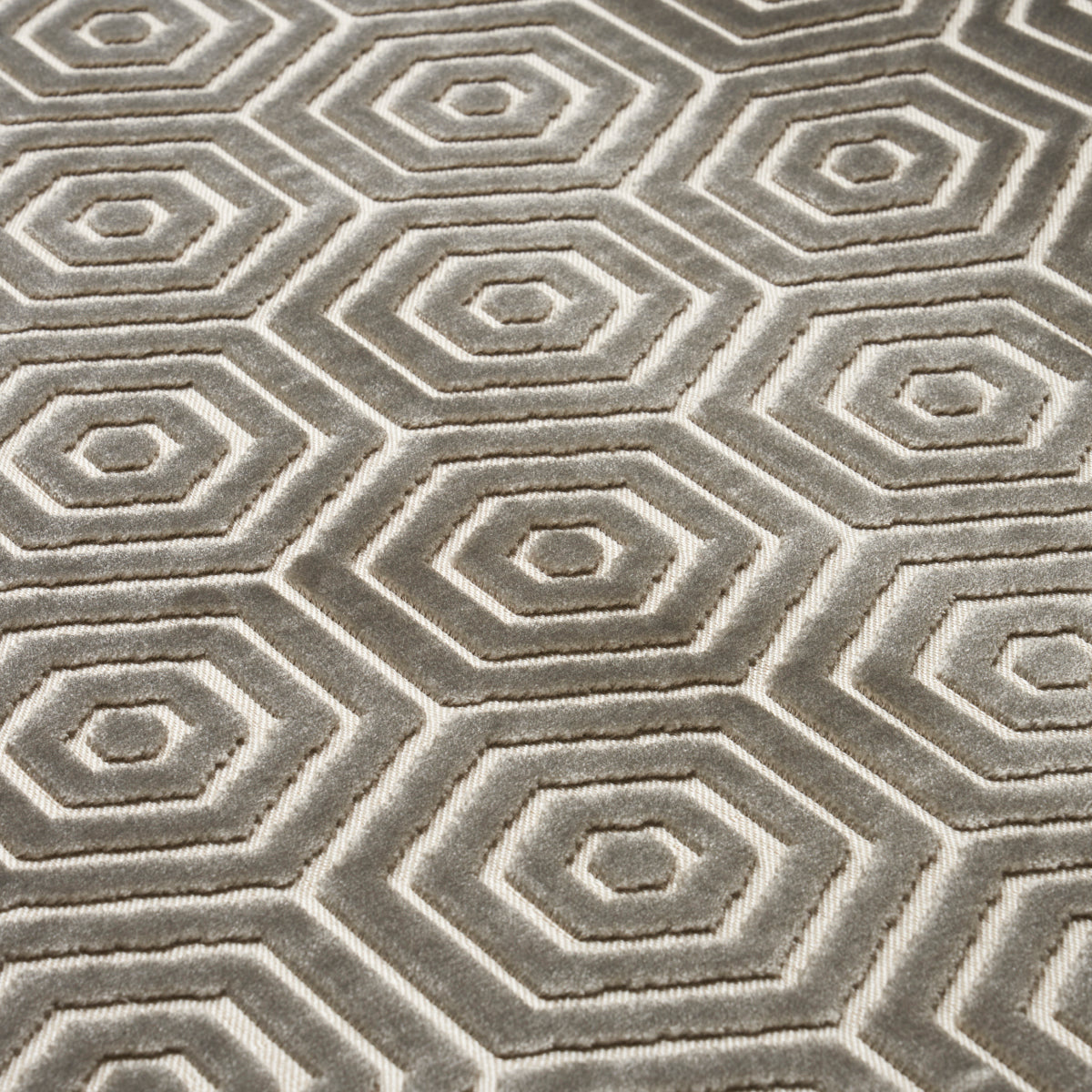 BEES-KNEES-CUT-VELVET-GREY-SCHUMACHER-83212 - Schumacher Fabric