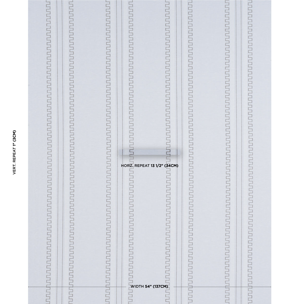 GRECO-STRIPE-CHAMBRAY-SCHUMACHER-83230 - Schumacher Fabric
