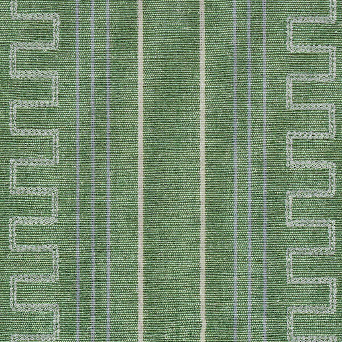 GRECO-STRIPE-GREEN-SCHUMACHER-83232 - Schumacher Fabric