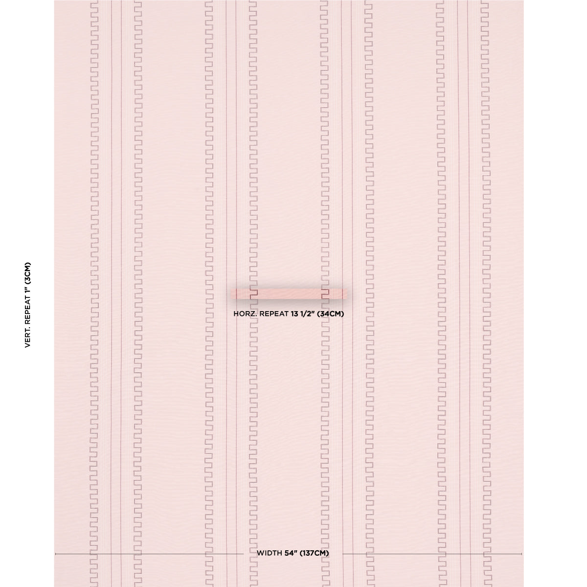 GRECO-STRIPE-PINK-SCHUMACHER-83233 - Schumacher Fabric