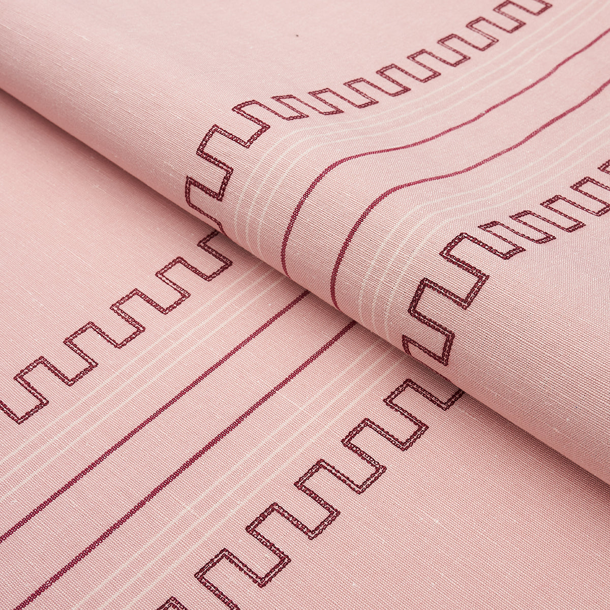 GRECO-STRIPE-PINK-SCHUMACHER-83233 - Schumacher Fabric