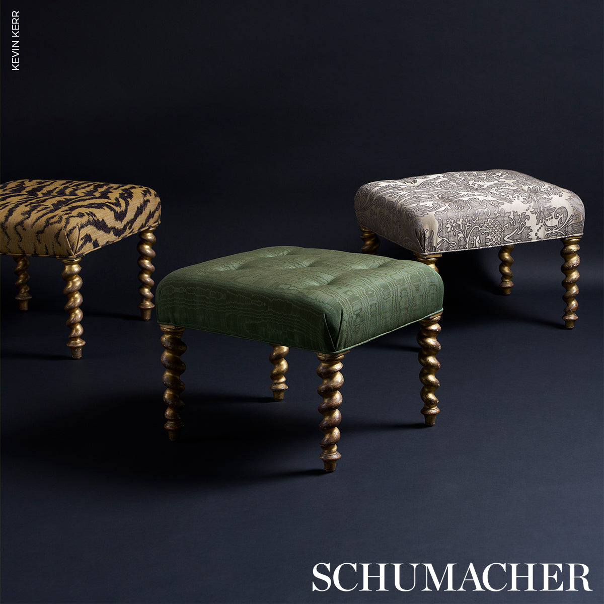 BEAU-COTTON-LINEN-MOIRE-OLIVE-SCHUMACHER-83253 - Schumacher Fabric