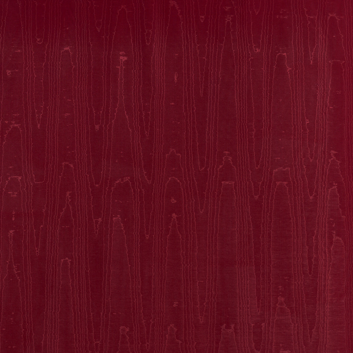 Beau Cotton Linen Moiré - Crimson - Schumacher 83254 Fabric - Schumacher Fabric