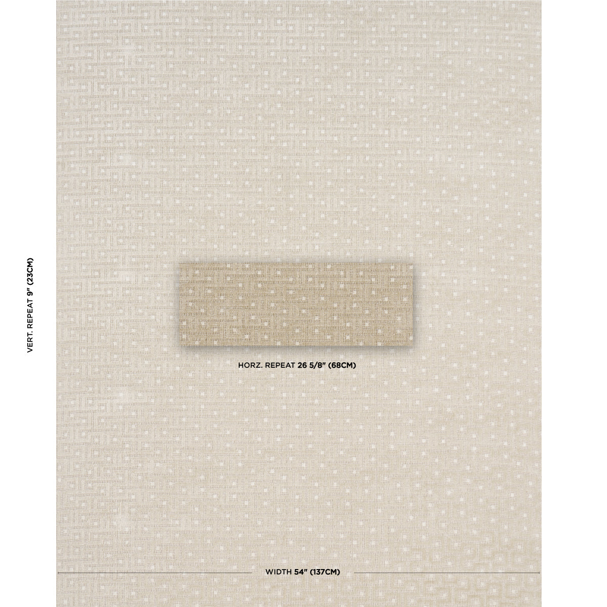 Lalano Linen Velvet - Natural - Schumacher 83290 Fabric - Schumacher Fabric